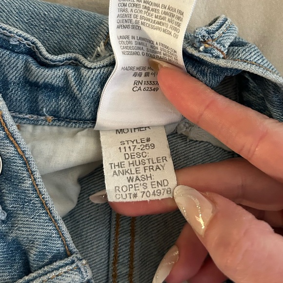 Mother Denim The Hustler Ankle Fray Jeans - Picture 13 of 13